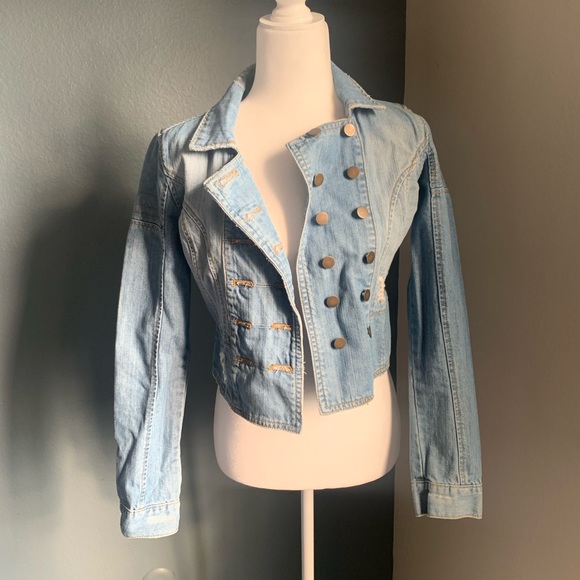Dollhouse Jackets & Coats Dollhouse Distressed Denim Jean Jacket